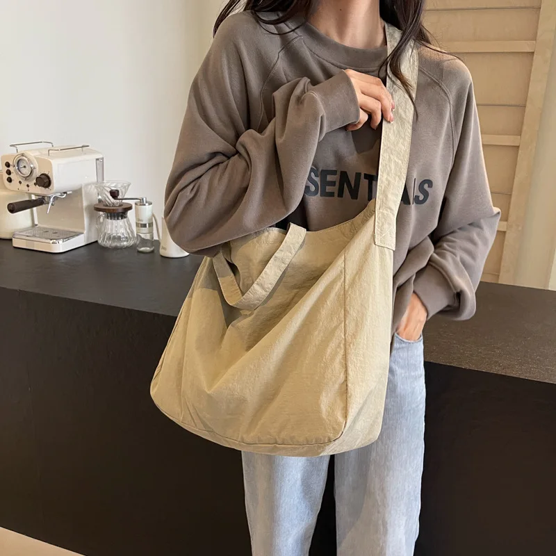 

Fashion Canvas Crossbody Bags for Women 2025 Large Shoulder Messenger Bag Youth Student Bookbag Cloth Female Handbags Purse 크로스백