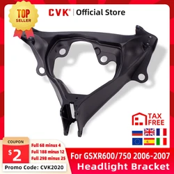 CVK Headlight Bracket Motorcycle Upper Stay Fairing For SUZUKI GSXR600 GSXR750 GSXR 600 750 GSX-R K6 2006 2007 06 07 Parts