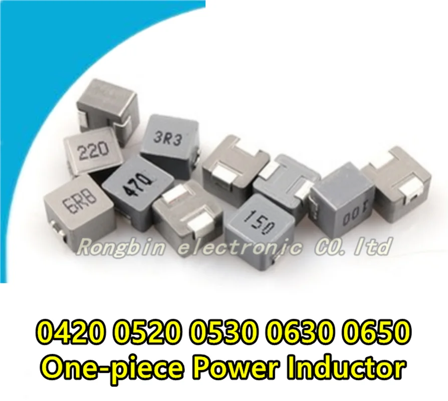 20PCS 0420 0520 0530 0630 0650 One-piece Power Inductor Integrated Power Inductor 1/2.2/3.3/4.7/6.8/10/15/22/33/47UH