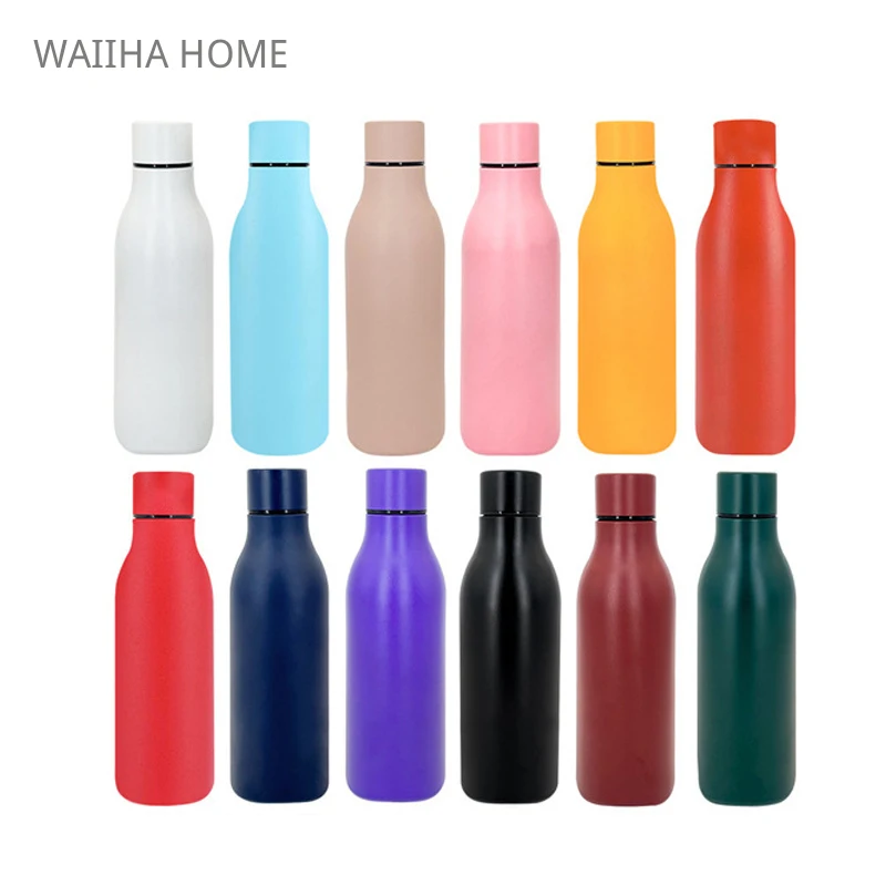 550ml Double Wall 304 Stainles Steel Water Bottle Thermos Bottle Keep Hot and Cold Insulated Vacuum Flask for Outdoor Sport