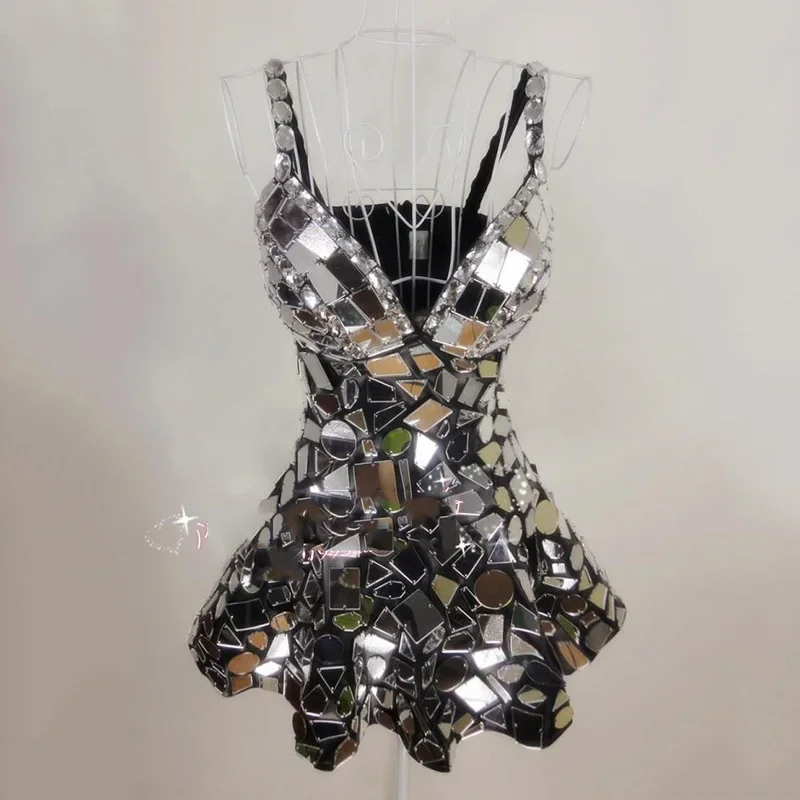 Silver Mirror Dress… - image