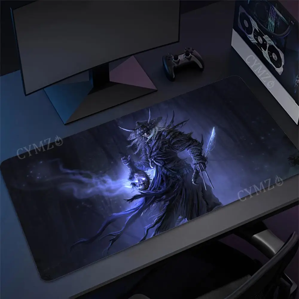 

Ужасающий большой коврик для мыши Demon Samurai, настольный коврик, игровой коврик, нескользящий коврик для стола с прошитыми краями, коврик для мыши, коврик для мыши פ Президент Президент Ох Güvenмир