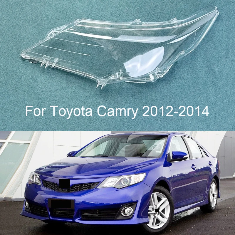 Headlight Transaprent Lens Glass Cover FOR Toyot Camry 2012 2013 2014 Headlamp Clear Shell Auto Mask Replacement