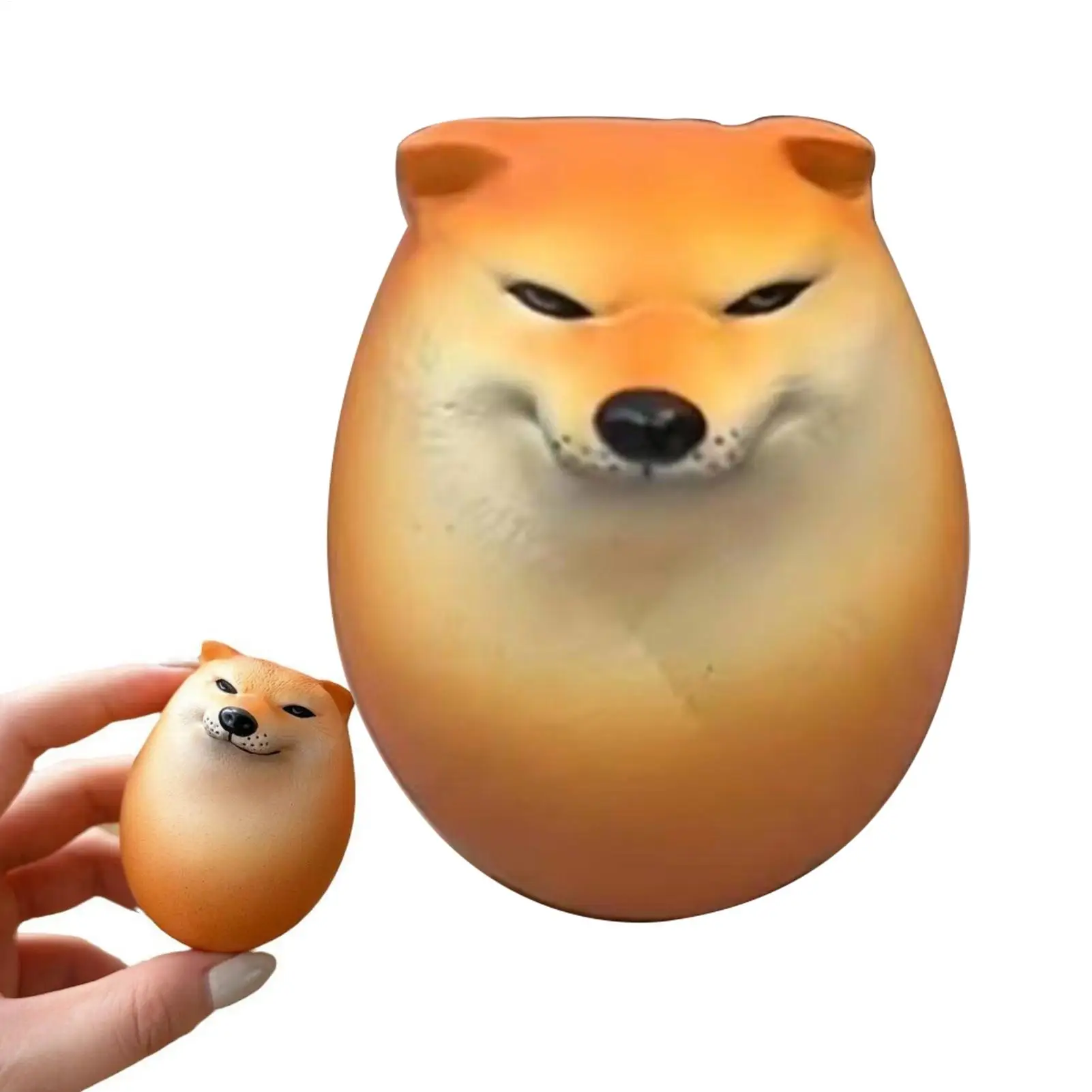 Dog Egg Soft Egg Slow Rebound Stress Anxiety Relief Dog-shaped Doll Squeeze Squishes Sensory Fidget Toy Gift