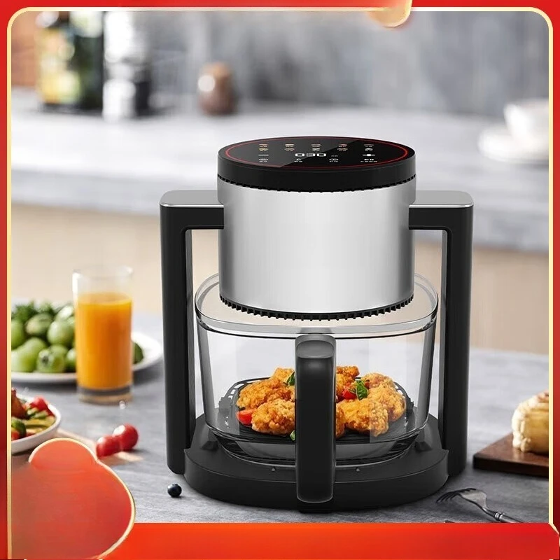 Fritadeira de ar de vidro panorâmica