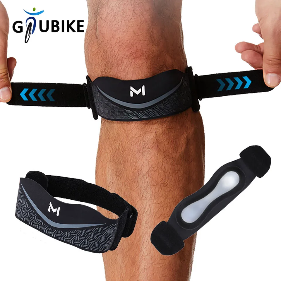 GTUBIKE 1PCS Einstellbare Patella Stabilisator Klammer Für Knie Schmerzen Relief Sehnenscheidenentzündung & Arthritis Unterstützung Laufsport Strap Jumper