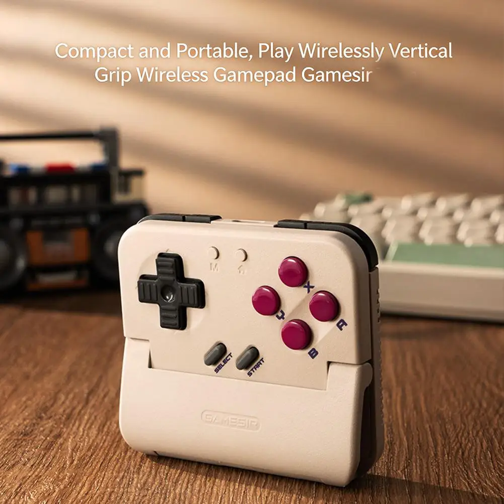 

Новый беспроводной игровой контроллер Taco Mobile Vertical Grip, эмулятор ретро-мини-консоли для Android и iOS, Bluetooth