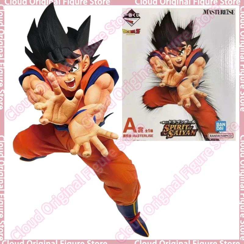 In Stock 100% Original Bandai Ichiban Kuji Dragon Ball Saiyan Spirit Prize A Son Goku MASTERLISE Collectible Model Toys