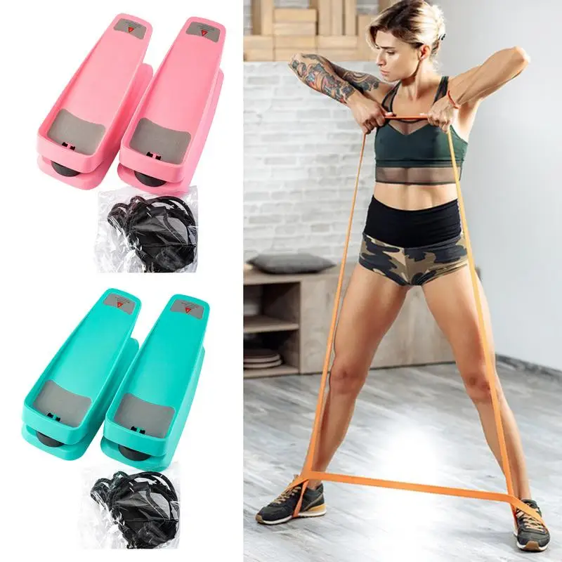 Stepper With Resistance Bands Under Desk Stepper Multipurpose Exercise Stepper Workout Stepper Stable Core Workout Equipment For