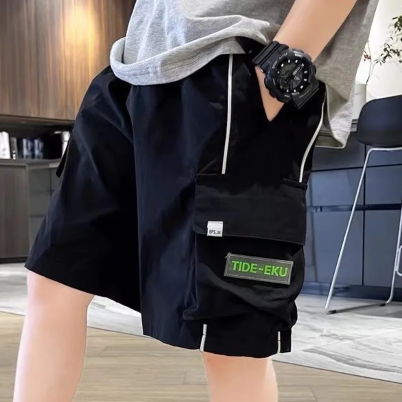 Boys' Summer Shorts Edition Summer Children's Capris Summer Workwear Boys' Middle Pants Children's Fashion