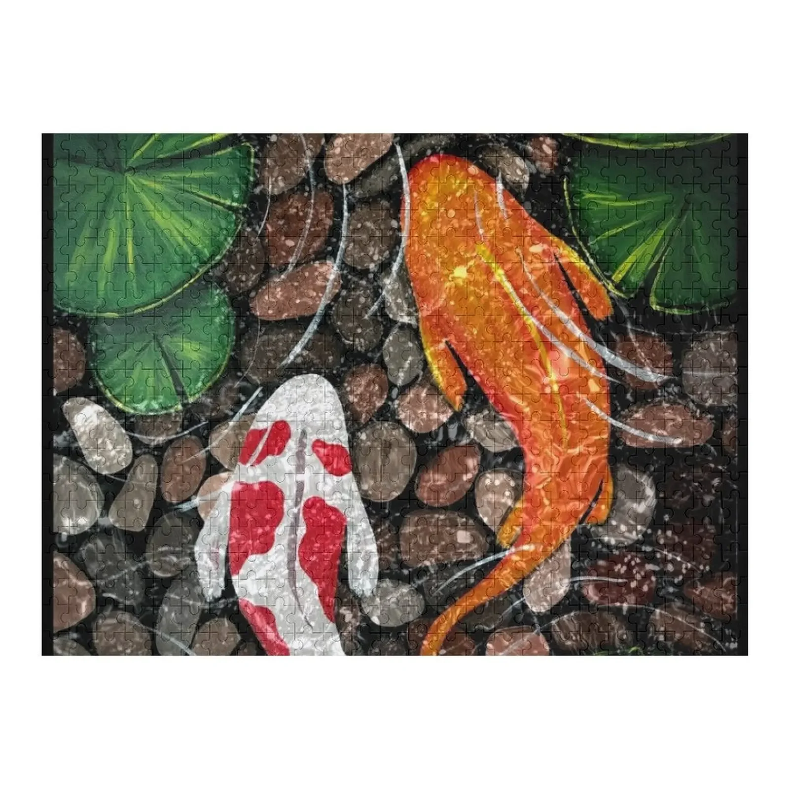 

The Koi Pond Jigsaw Puzzle Adult Wooden Novel Toys For Children 2022 Christmas Toys Puzzle