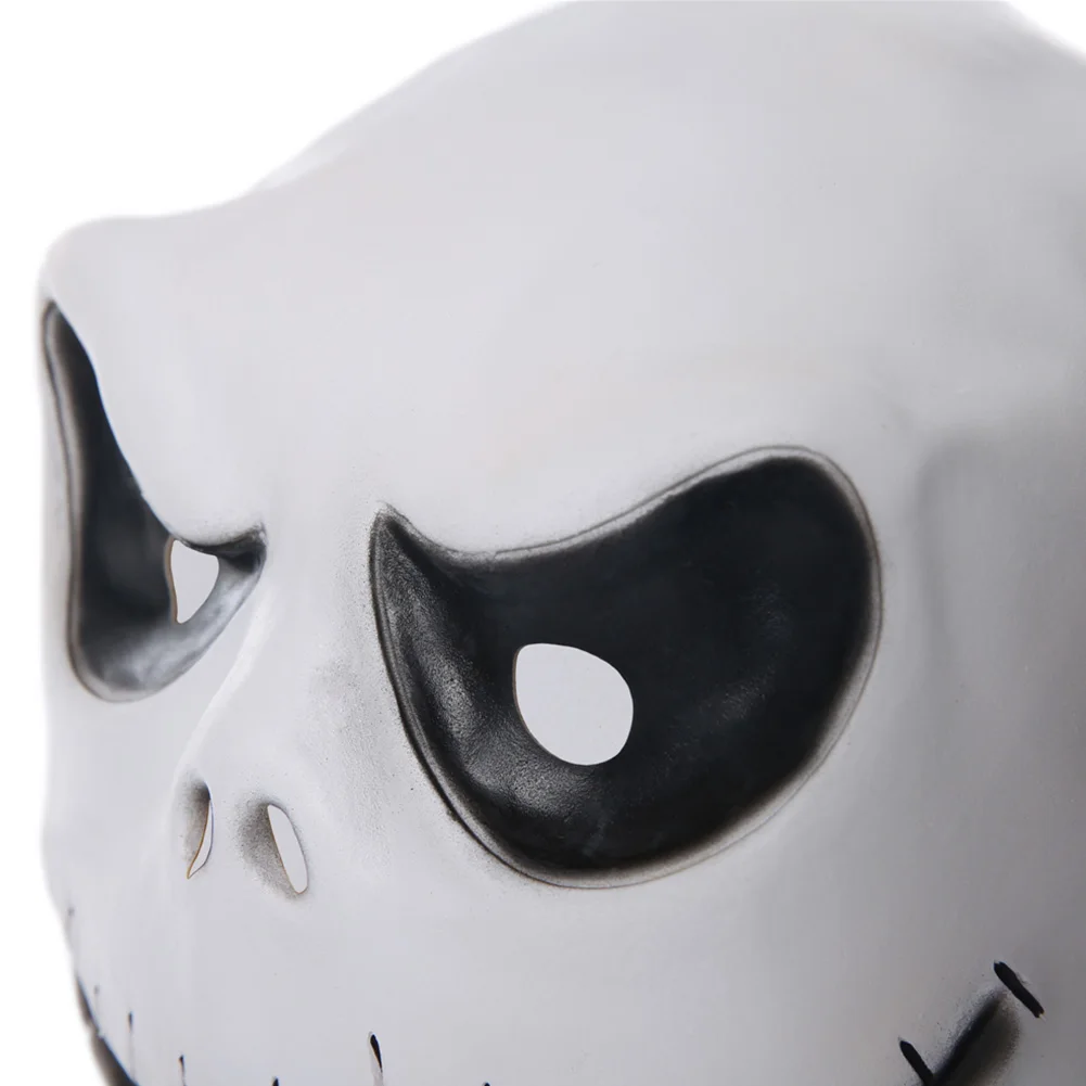 Jack Maske Cosplay Film Albtraum dann Weihnachten Kostüm Zubehör Männer Verkleidung Kopf bedeckung Helm Uniform Halloween Party Anzug