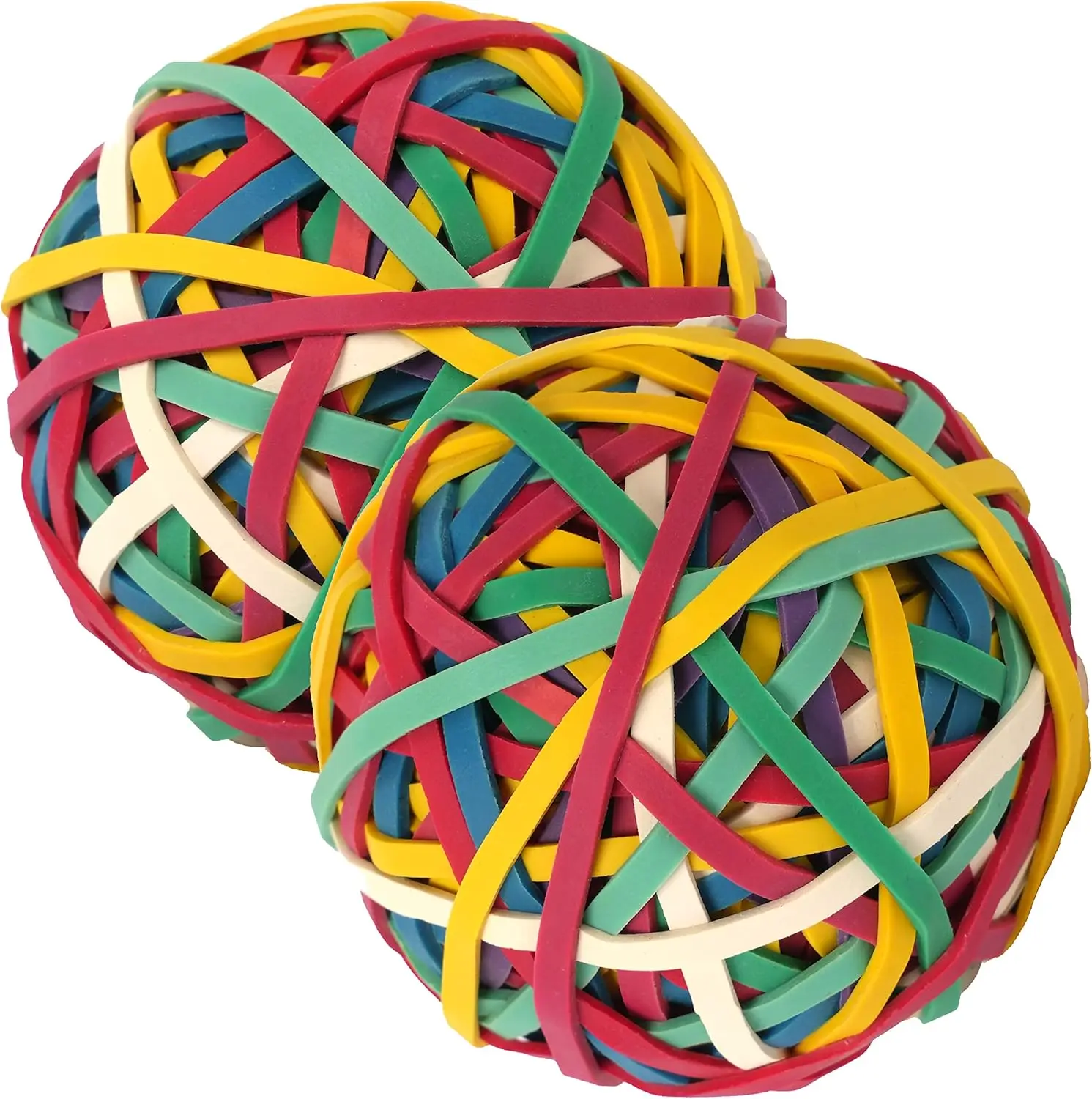 

Rubber Bands Ball 2 Pack Size #32 About 300 Pcs Colors Elastic Band Office School Home Strong Loop
