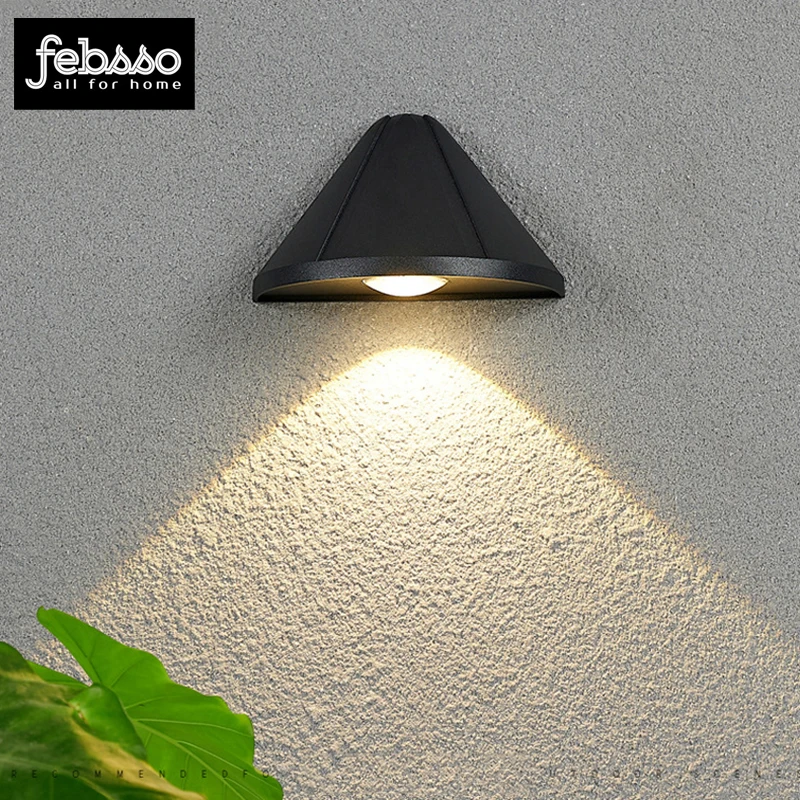 LED Outdoor Waterproof Wall Lamp IP65 Aluminium Umbrella Shape Villa Courtyard Hotel Entrance Corridor Light Door Light