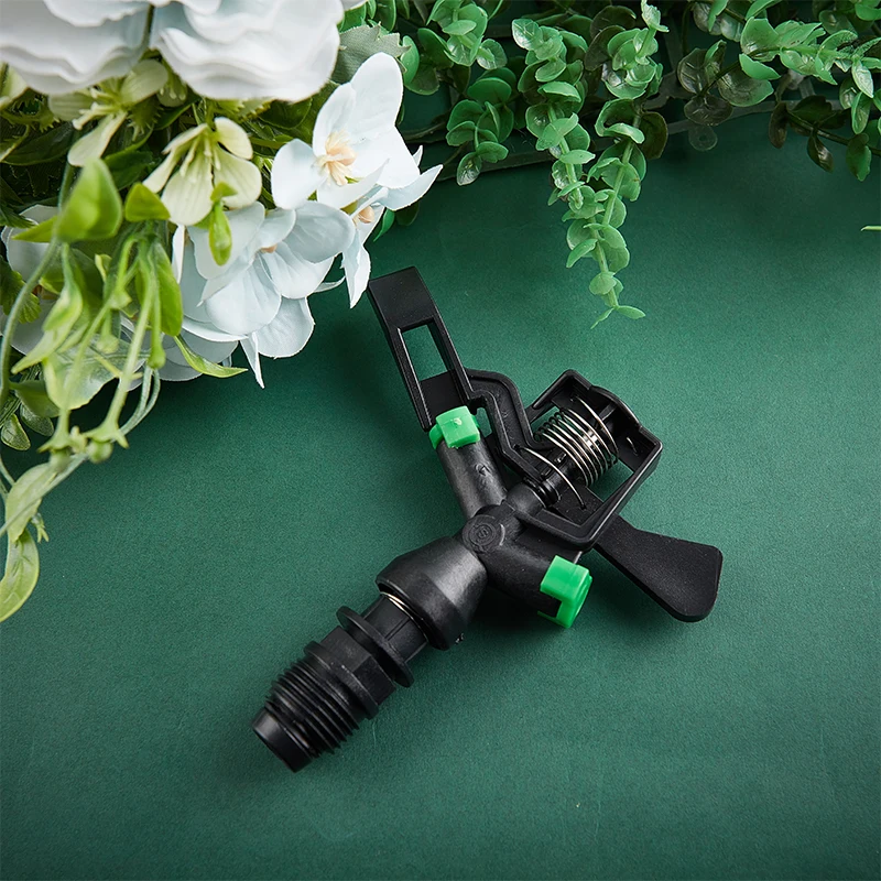 

1 Pcs Newest 360 Degree Adjustable Sprinkler Irrigation Watering Garden Spray Nozzle Greenhouse Farm Drip Irrigation Tool