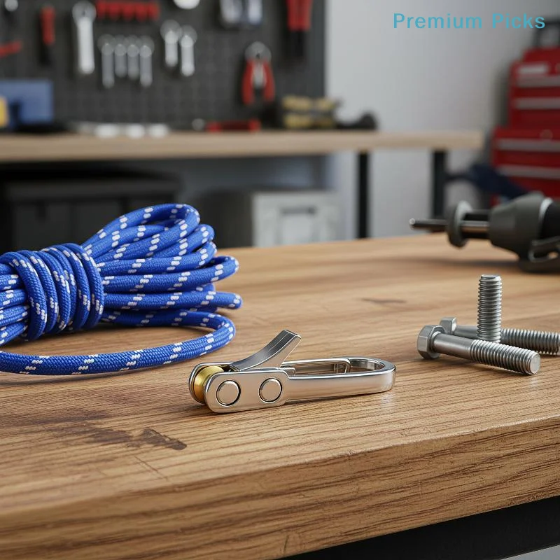 portableRoller Tensioner Equipped Rope Tying Tool with Retractable Buckle Long Lasting for Household Moving Cargo Bundling