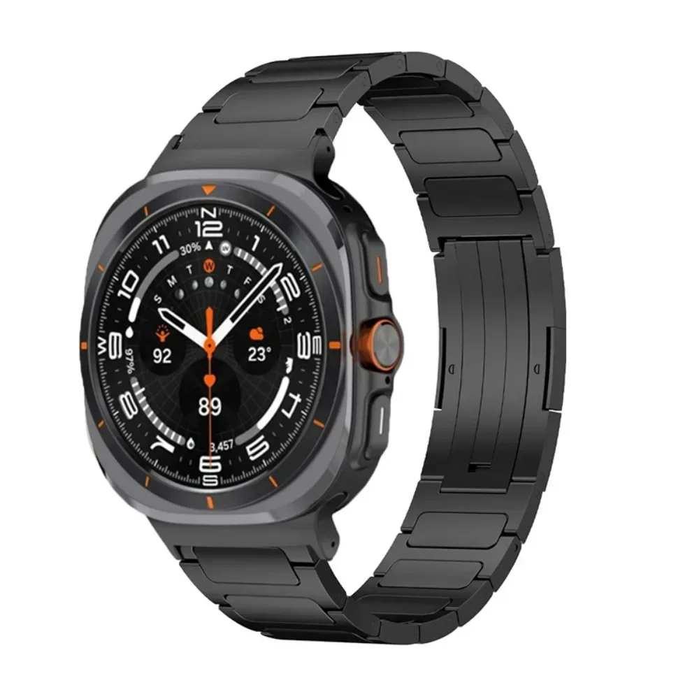 Correa de Metal de aleación de titanio para Samsung Galaxy Watch Ultra, pulsera de acero inoxidable de 47mm para Galaxy Watch 7, Correa Ultra