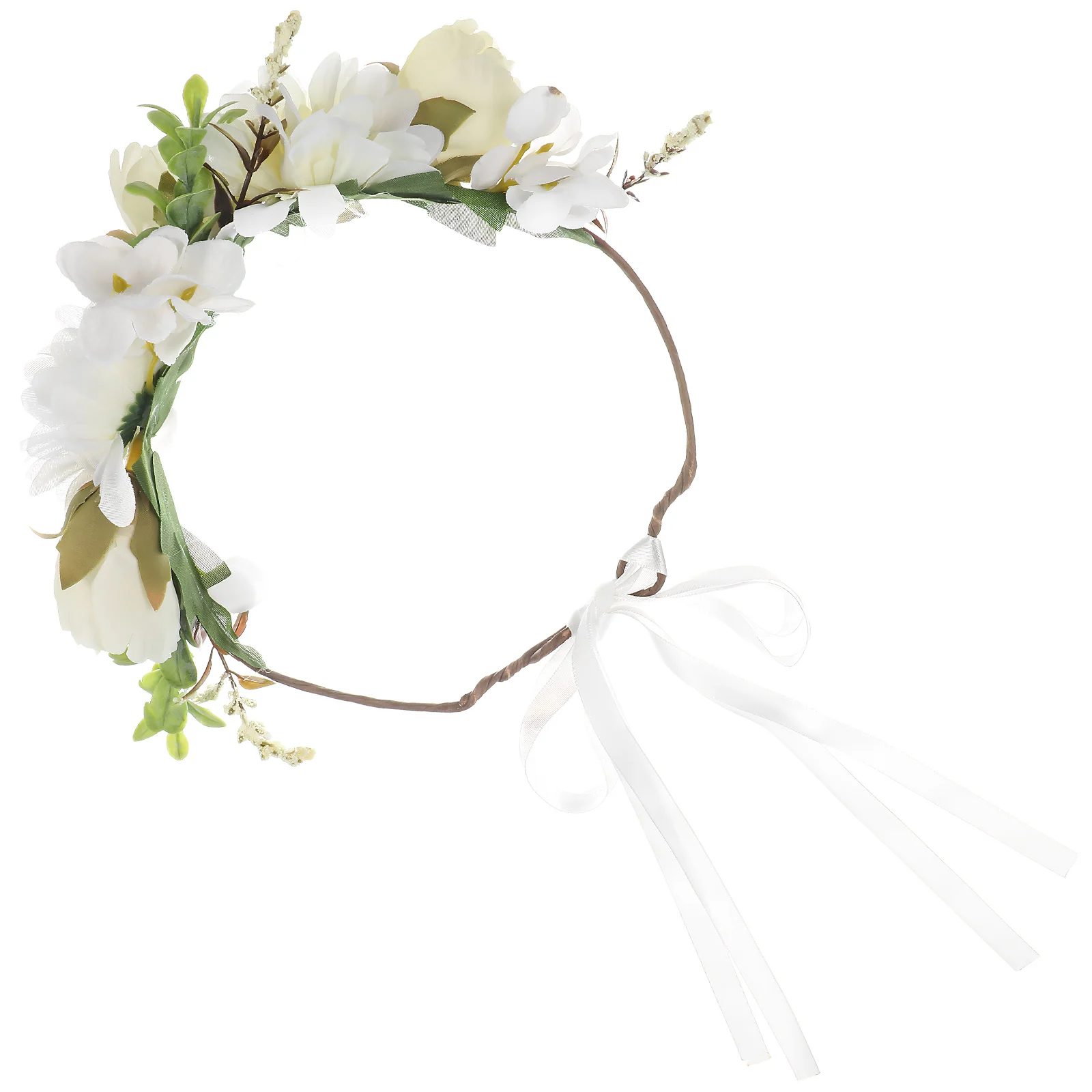 

Headb Floral Crown Hair Accessories for Pets Dogs Wedding Maternity Photo Props Adjustable Fit Lightweight Sturdy