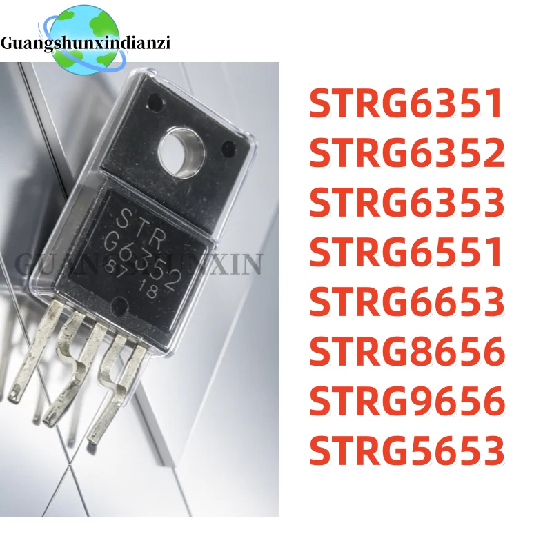 Brand New 5Pcs STRG6351 STRG6352 STRG6353 STRG6551 STRG6653 STRG8656 STRG9656 STRG5653 TO-220F-5 In Stock