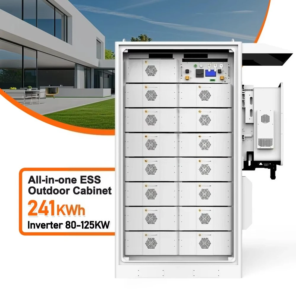 Lifepo4 200ah 314Ah 100kw 200kw 215kwh 241kwh High Voltage Home Energy Storage Battery with Deye Hybrid Inverter 100kw 125kw