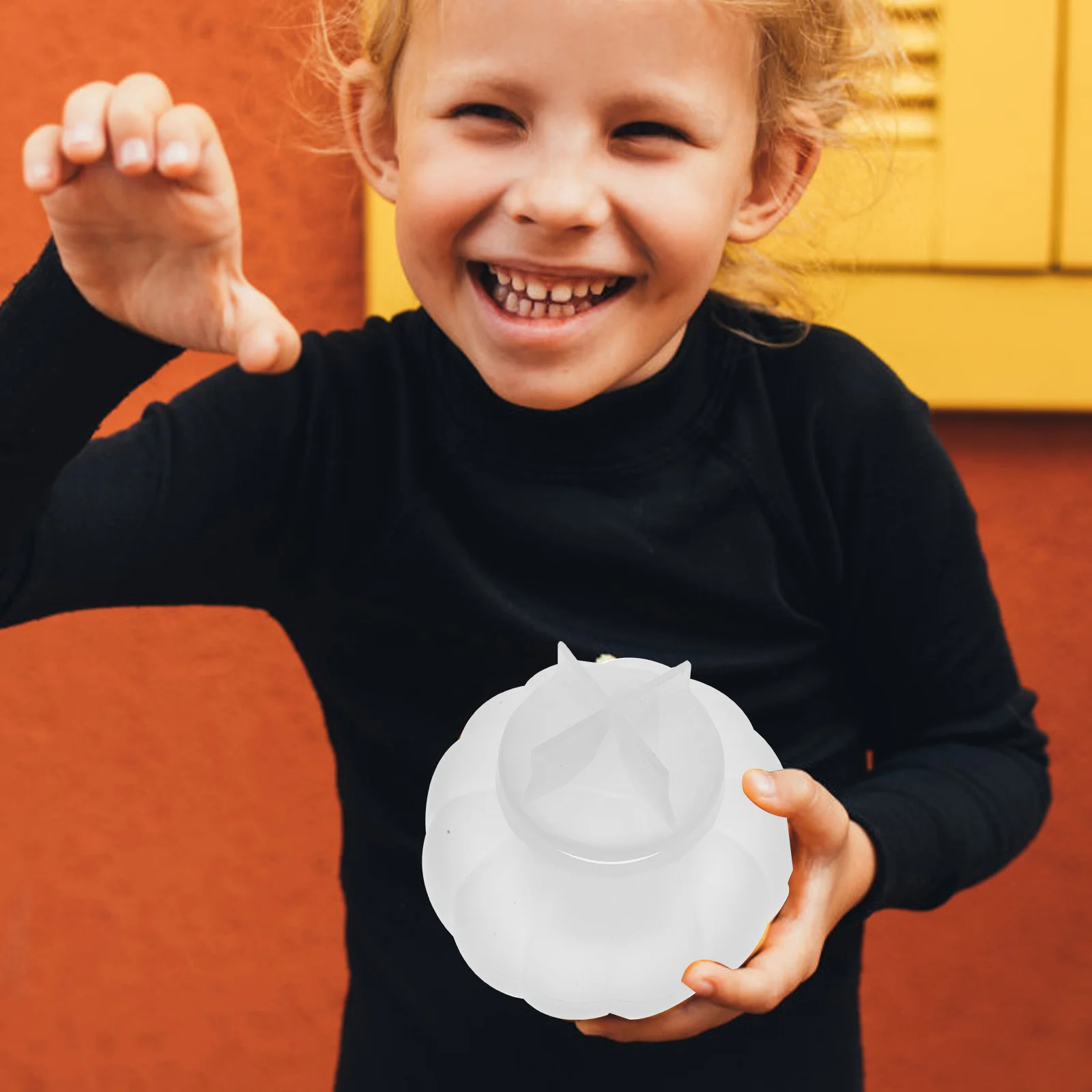 

1Set Silicone Halloween Pumpkin Mold for Epoxy Craft DIY Pumpkin Candy Jar Mold Halloween Decor Party Supplies