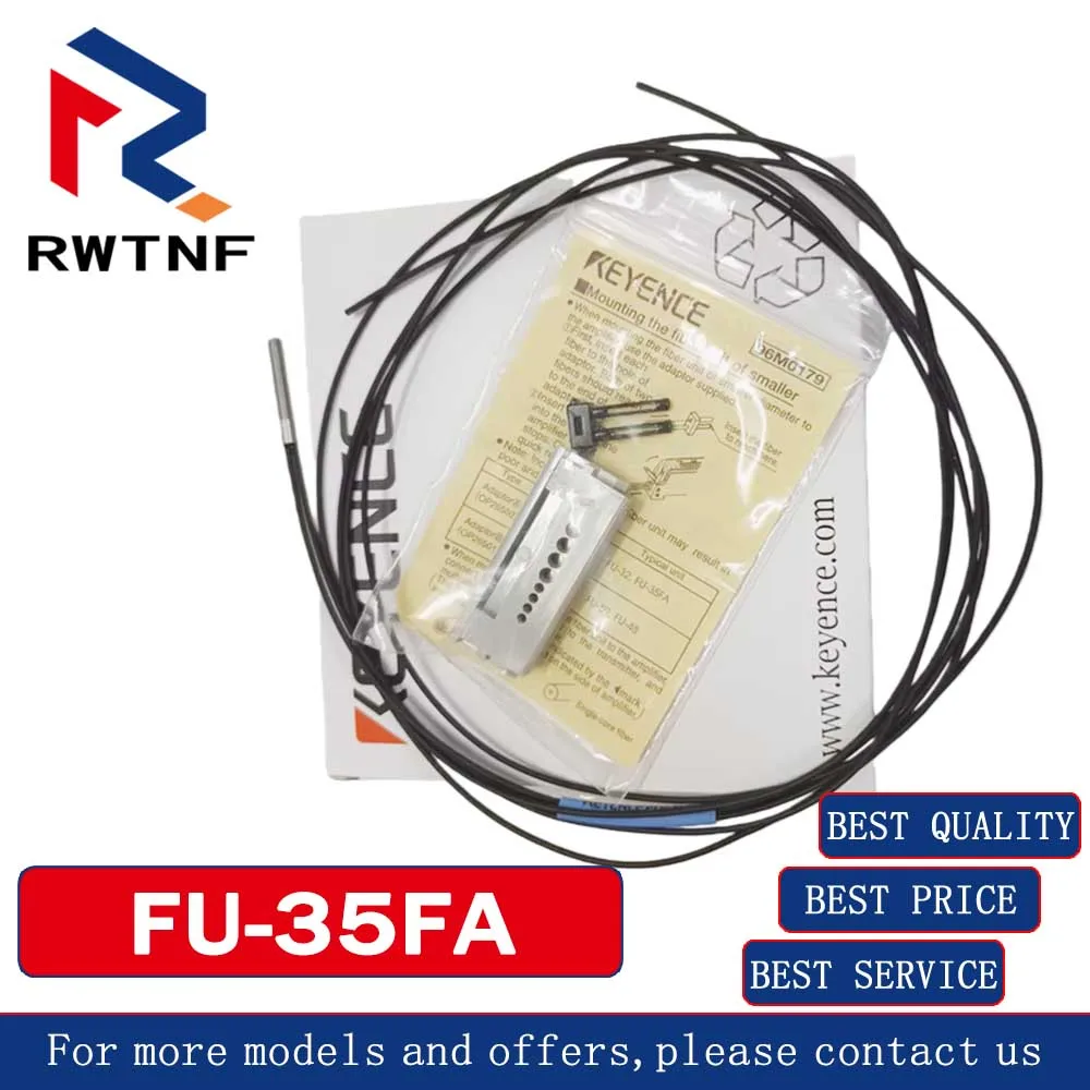 Brand New Genuine FU-35FA KEYENCE Fiber Optic Sensor Coaxial M3 Reflector