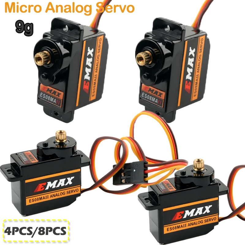 4-pieces-8-pieces-es08ma-ii-9g-engrenage-metallique-micro-servomoteur-analogique-dans-le-sens-des-aiguilles-d'une-montre-mini-servos-jouets-pieces-pour-modeles-rc-avion-a-voilure-fixe
