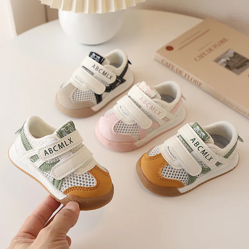 Zapatillas de Verano 2026 para Niños y Niñas, Suela Suave Antideslizante, Malla Transpirable, Calzado Deportivo Informal para Bebés y Niños