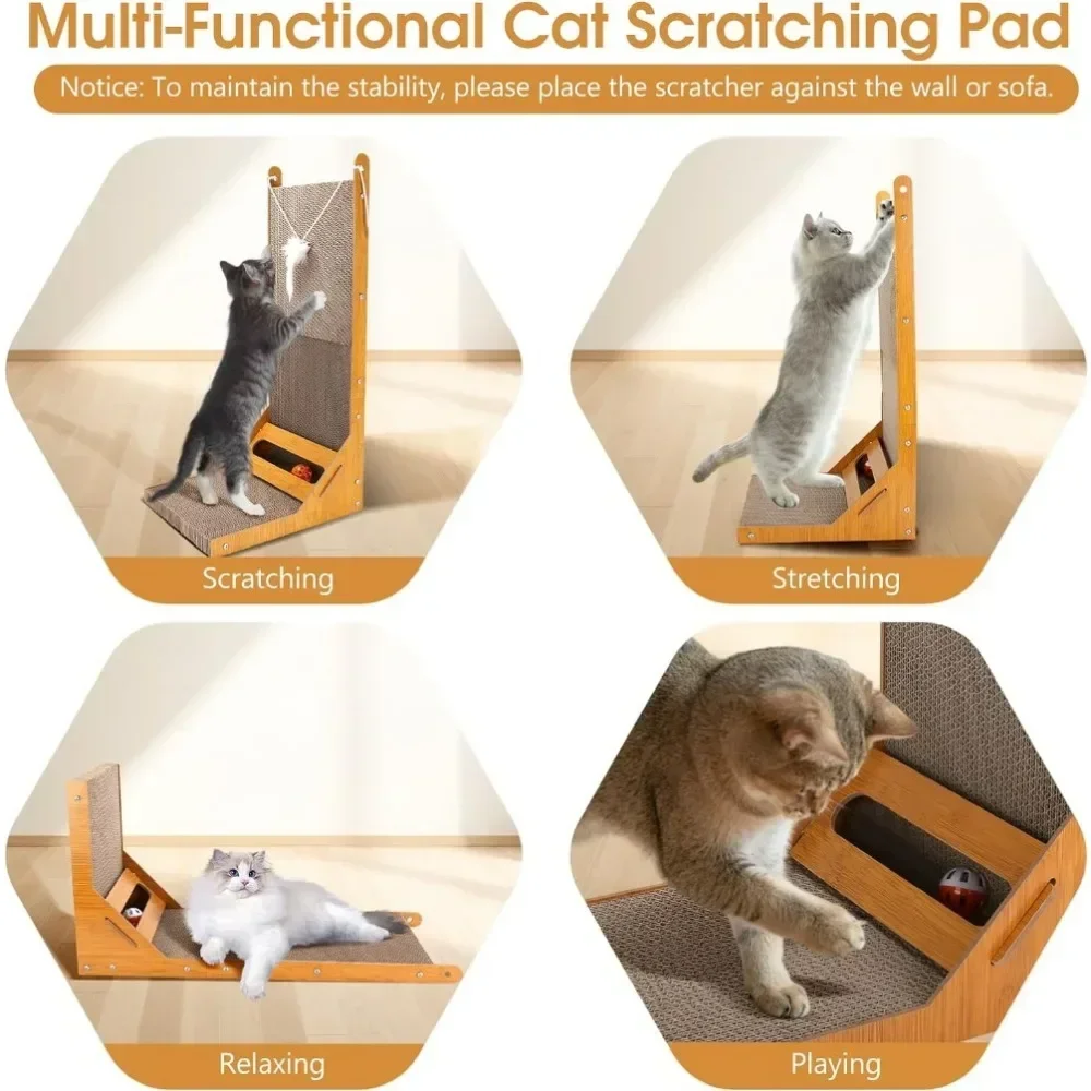 Pet Cat Scratching Board Wear-resistant and Scratch-resistant Cat Scratch Post Kitten Scratching Furniture Protector