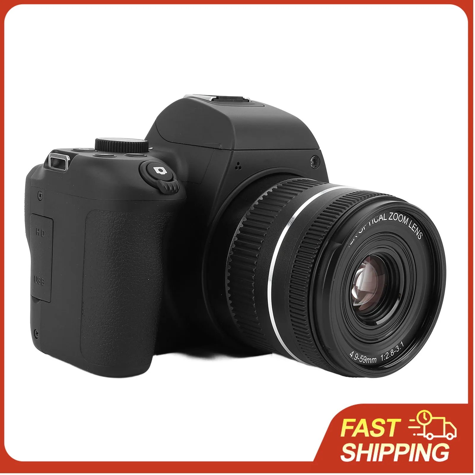 

Цифровая HD-камера 4K 72 МП с автофокусом, стабилизацией изображения, 3-дюймовым экраном и функцией таймлапса для фотосъемки