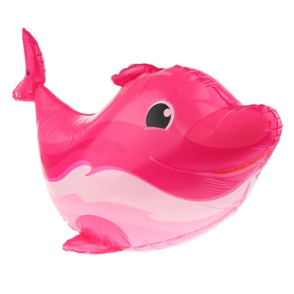 Infrared RC Inflatable Flying Dolphin Ballon Kids Children Toy Gifts Red