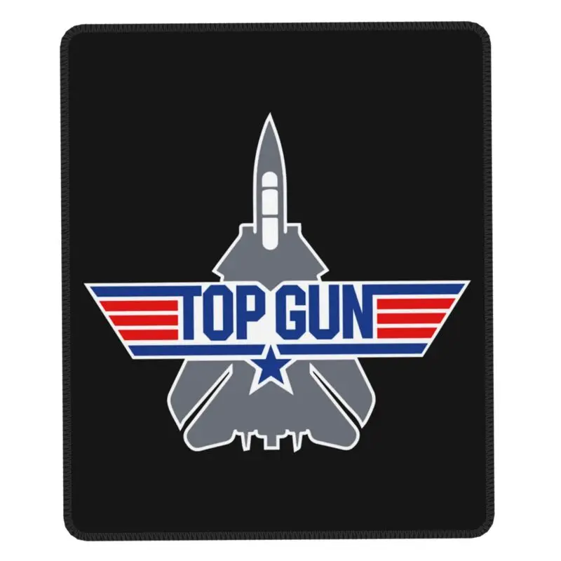 

Игровой коврик для мыши Fighter Jets Top Gun, нескользящий коврик для мыши с резиновой основой, коврик для мыши Maverick для офиса, ноутбука, ПК, настольного компьютера