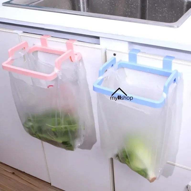 1pc Trash Garbage Bag Racks Portable Hanging Kitchen Storage Rack Gadget Holders Rubbish Household Tools Vegetable Organizer