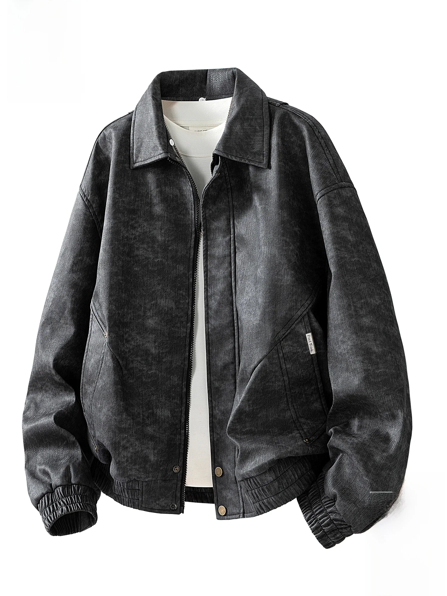 

Мужская демисезонная куртка Paul Frank: ветрозащитная, свободного кроя, с мультяшным принтом обезьяны, модная, в американском стиле