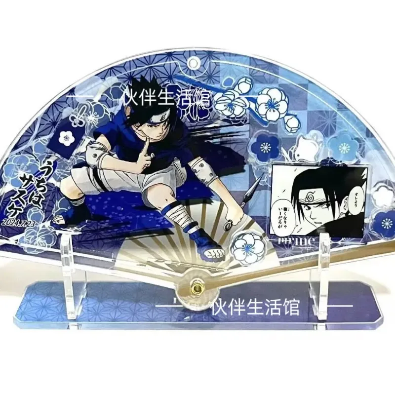 NARUTO akrylowy stojak figurka Uchiha Sasuke Uzumaki Naruto Anime urządzenia peryferyjne NOWA delikatna oryginalność Ozdoba na biurko dekoracja