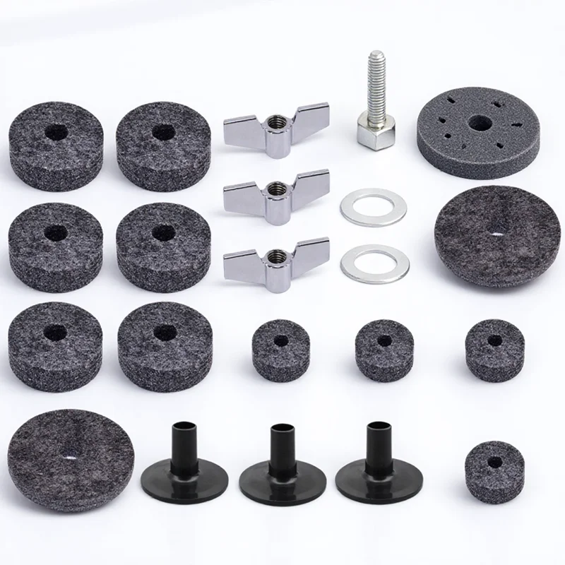 

1 Set Durable Felt Non-Slip Set Cymbal Sleeves Replacement Parts For Kit Accessories Cymbal Stand Sleeves Drum Felt Pad Creative