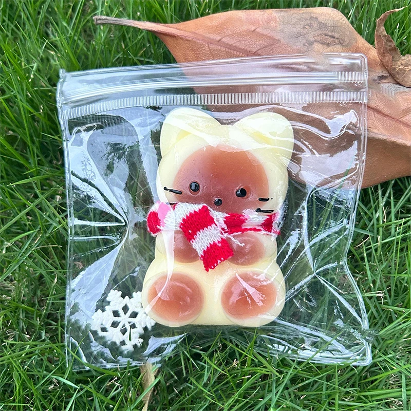 Gatos de peluche Kawaii de dibujos animados, juguete de rebote lento, sensación suave creativa, pellizco, juguete para la yema del dedo, juguete para aliviar el estrés, regalo bonito para niña