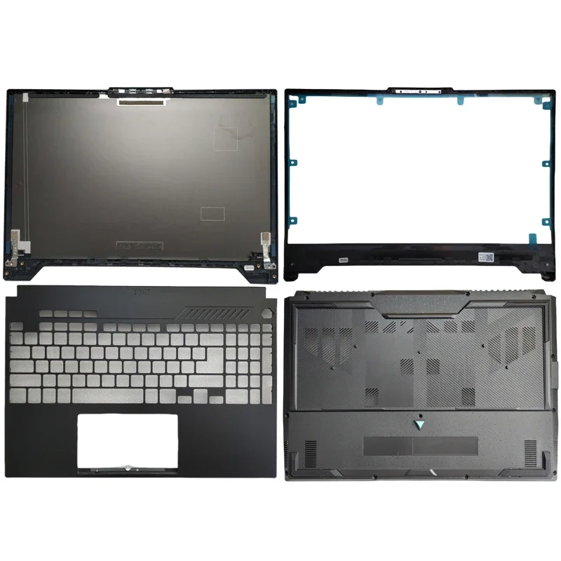 Asus fa507,fx507,ラップトップ,6070b2137812,6070b2136502,6070b2137332用のフロントおよびリアカバー