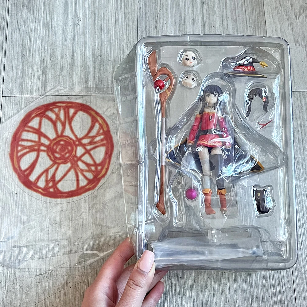 Figura de Anime Sekai Figma 407, Konosuba Megumin Bless This Wonderful World 2, modelo hecho a mano, muñeca de juguete, regalos de cumpleaños
