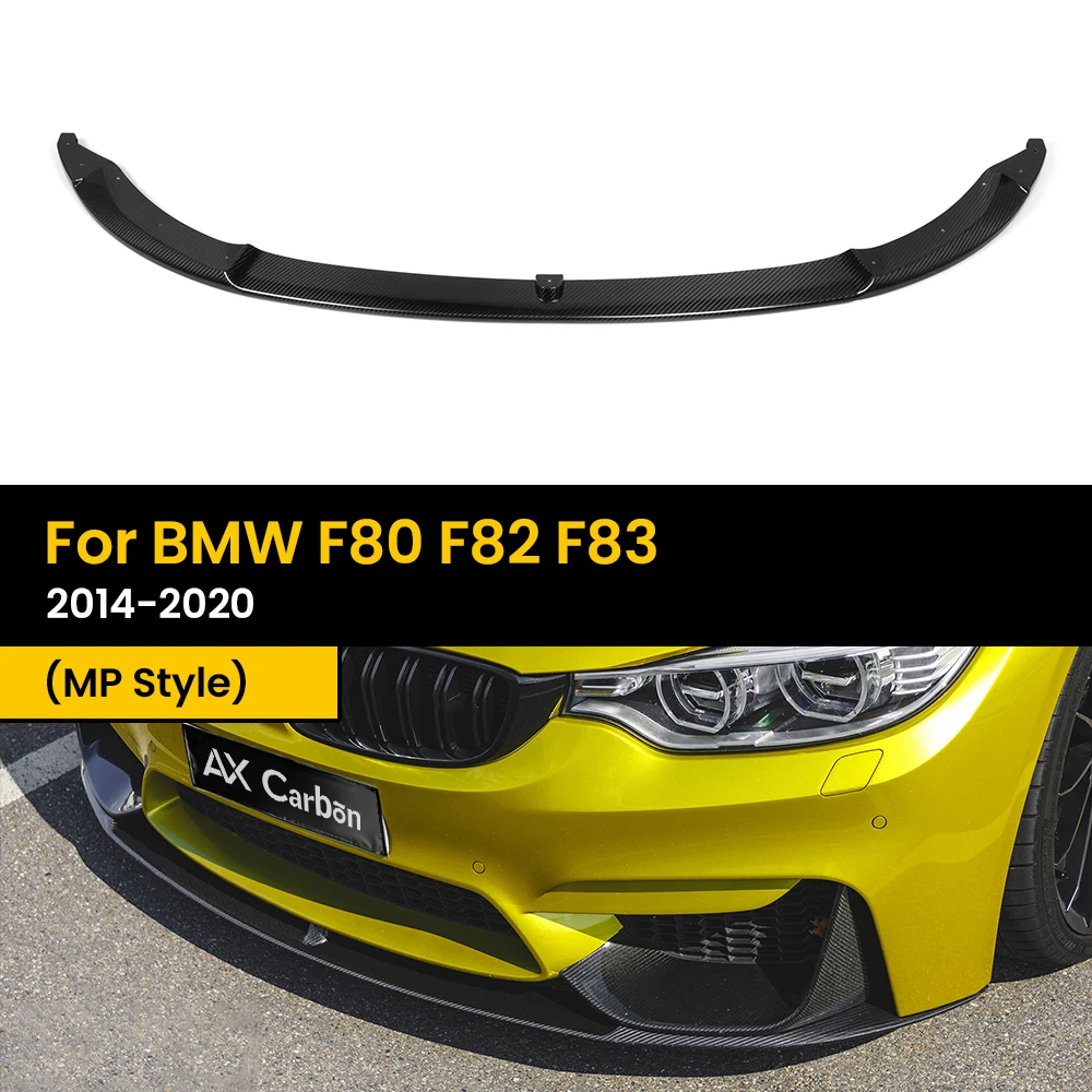 

Real Dry Carbon Fiber Front Diffuser Bumper Lip for BMW F80 F82 F83 MP Style 2014-2020 1Pcs/Piece
