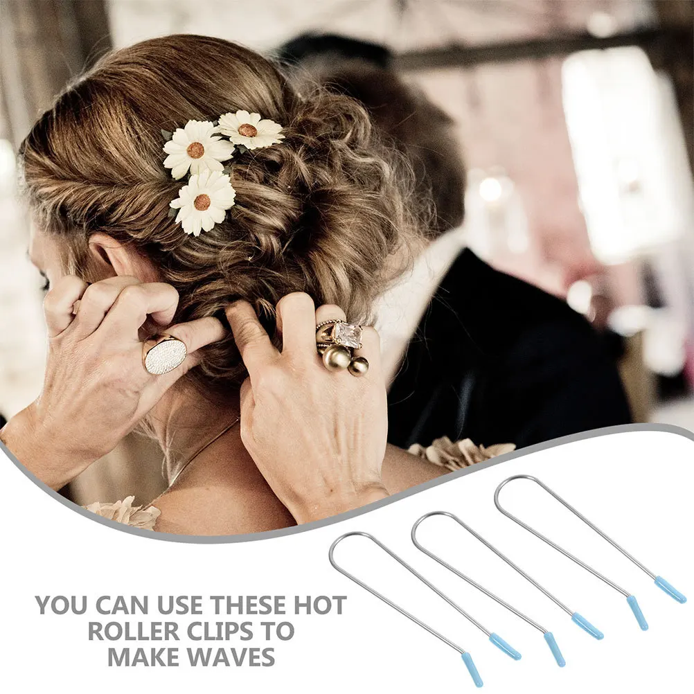 

8Pcs Reusable Hot Roller Clips Reliable for DIY Perming Gifts Compact Easy Storage Travel Friendly Styling Accessory