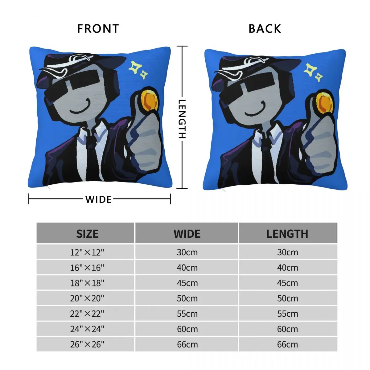 Forsaken Gambler Chance Pillowcase Polyester Linen Velvet Printed Zip Decor Pillow Case Home Cushion Cover 18