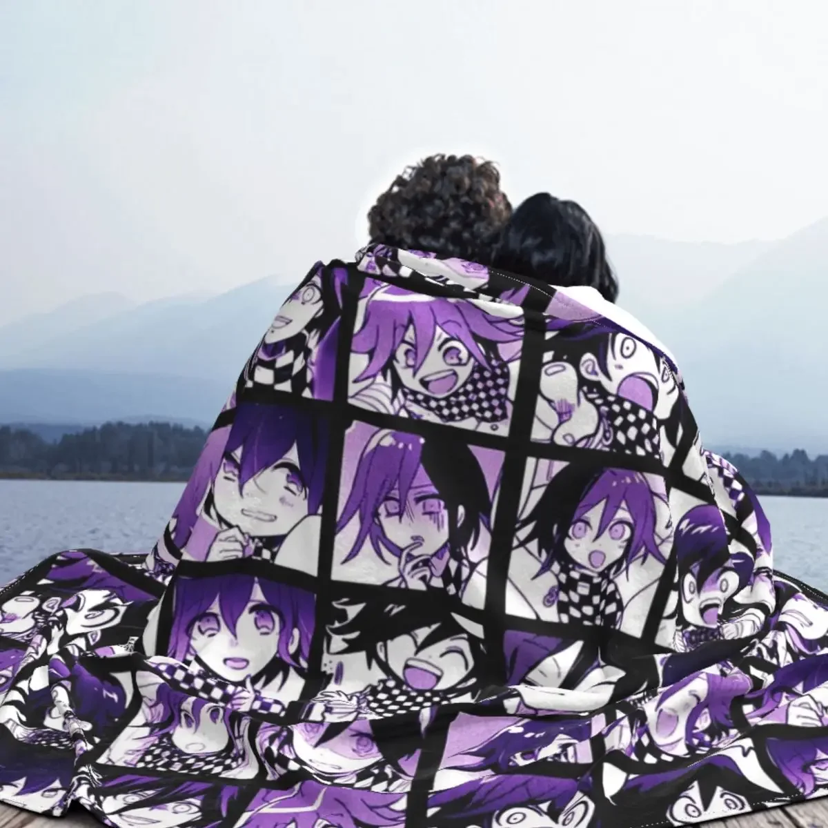 Kokichi Manga Collection (Colored) Throw Blanket Cute Blanket Comfortable Blanket Bed Cover Office Multifunction Travel Blanket
