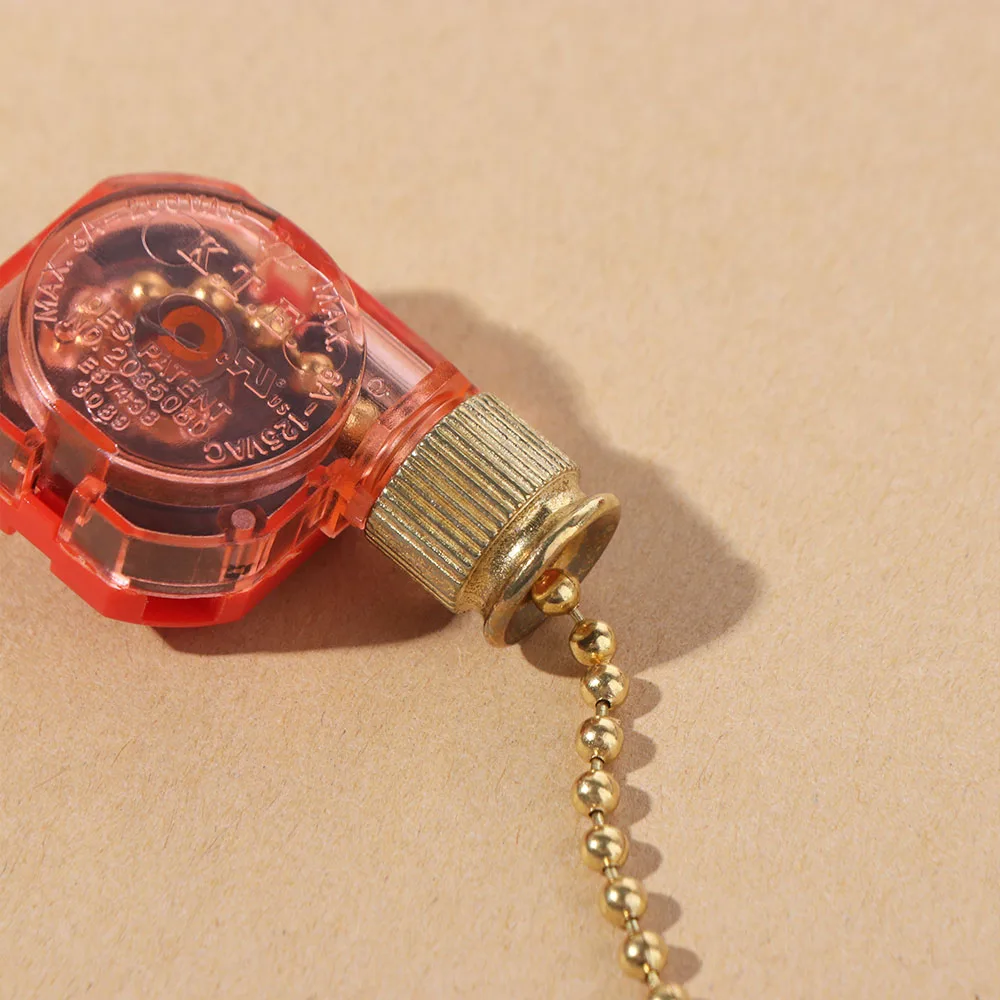 

Управление скоростью, 3-скоростное тянущее управление цепью, удобная гладкая поверхность, 4-проводная цепь потолочного вентилятора, цепь 8 см, переключатель потолочного вентилятора