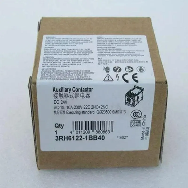 

Совершенно новый 3RH6122-1BW40 3RH6122-1BM40 3RH6122-1BF40 3RH6122-1BB40 3RH6122-1BG40 3RH6122-1BC40 Гарантия один год