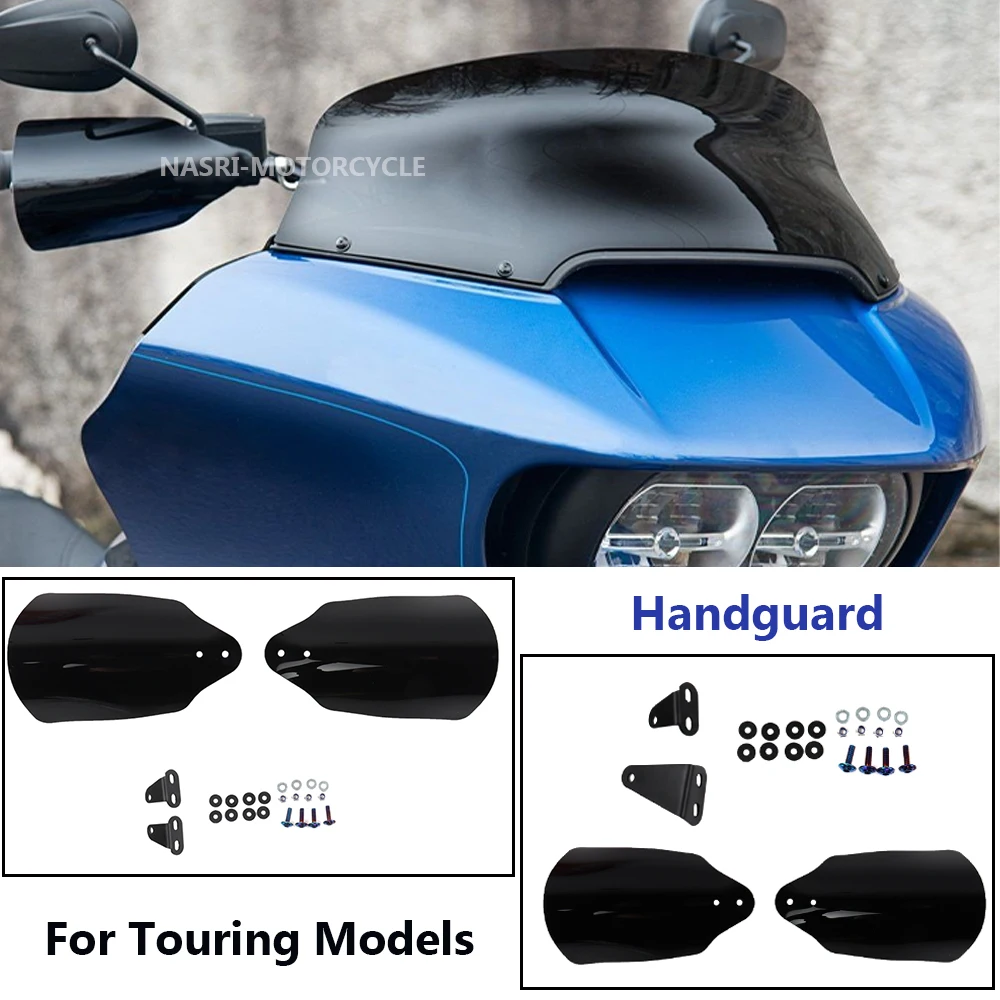 Moto Paramani Protezione Manubrio Protezione Della Mano Scudo Della Copertura Per Harley Touring Road Glide Electra Glide Road King 2020