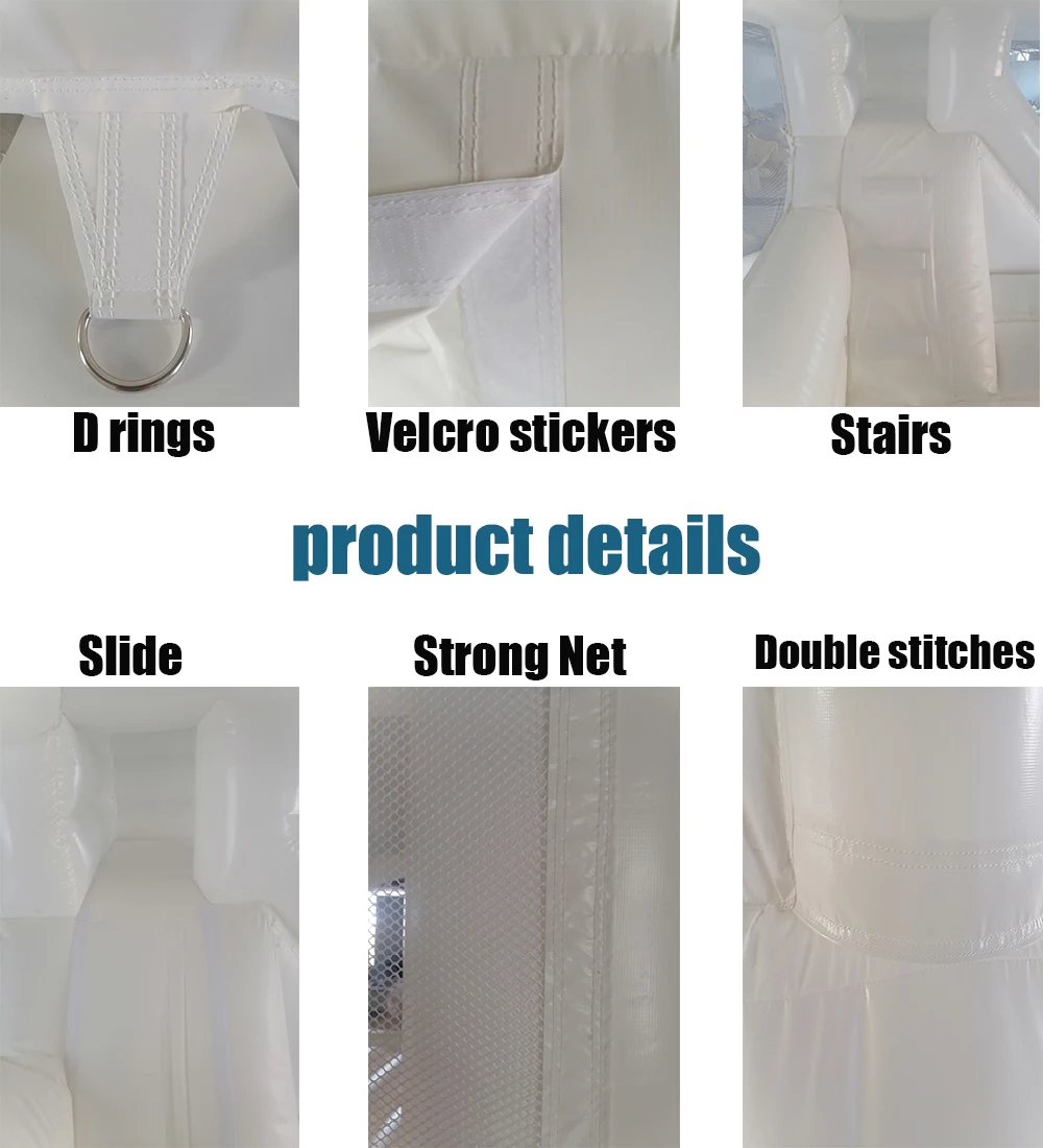 Salto ao ar livre salto inflável casamento bouncy castelo branco bounce casa jumper bouncer para adultos e crianças festa eventos usar