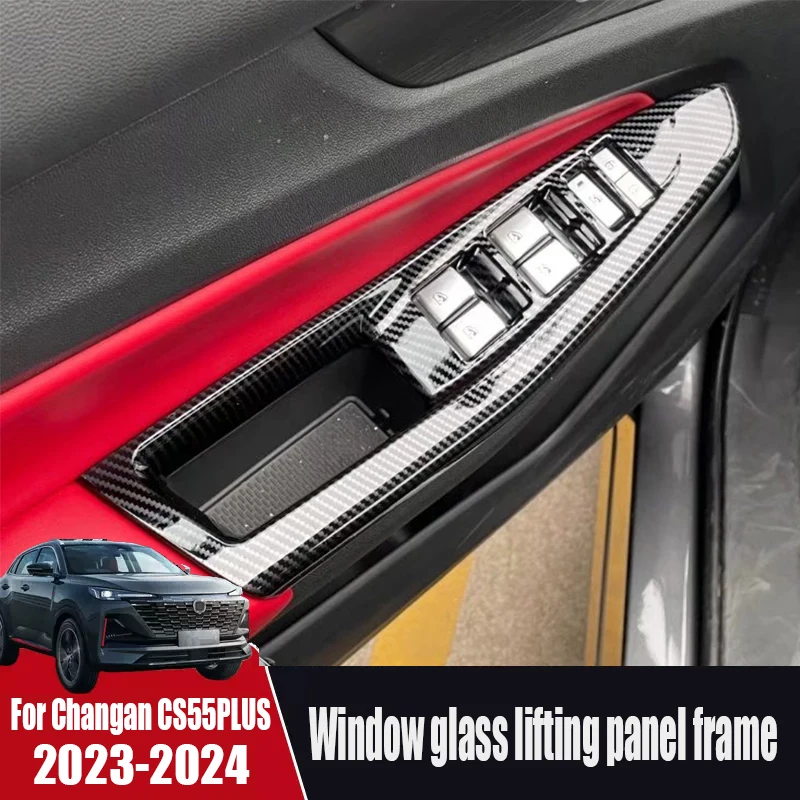 

ABS material for window glass lifting panel decorative frame For Changan CS55PLUS 2023 2024