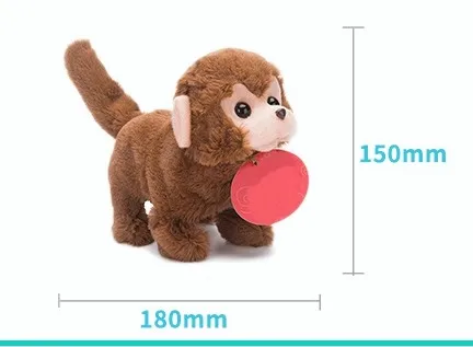 Giocattolo per bambini scimmia elettrica peluche simulazione animale domestico 3-5 anni giocattolo regalo per bambini