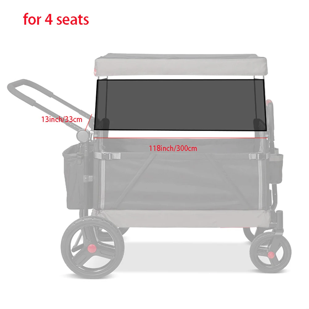High Performance Stroller Sunshade Net for Wonderfold W4 W2 Breathable Mesh for Comfortable Outdoor Experiences